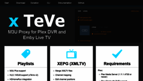 What Xteve.de website looked like in 2019 (4 years ago)
