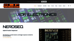 What Xor-electronics.com website looked like in 2019 (4 years ago)