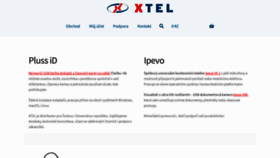 What Xtel.cz website looked like in 2019 (4 years ago)