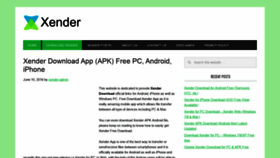 What Xenderdownloadapp.com website looked like in 2019 (4 years ago)