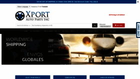 What Xportautoparts.com website looked like in 2019 (4 years ago)
