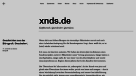 What Xnds.de website looked like in 2019 (4 years ago)