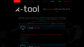 What X-tool.org website looked like in 2019 (4 years ago)