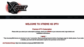 What Xtremehdiptv.com website looked like in 2019 (4 years ago)