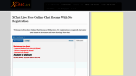 What Xchat.live website looked like in 2019 (4 years ago)