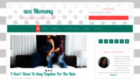 What Xoxmommy.com website looked like in 2019 (4 years ago)