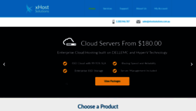What Xhostsolutions.com.au website looked like in 2019 (5 years ago)