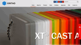 What Xintaoacrylic.com website looked like in 2019 (4 years ago)