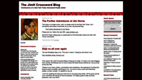 What Xwordblog.com website looked like in 2019 (4 years ago)