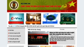 What Xuatnhapcanh.gov.vn website looked like in 2019 (4 years ago)