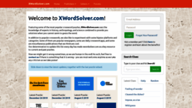 What Xwordsolver.com website looked like in 2019 (4 years ago)