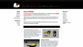 What Xromm.org website looked like in 2020 (4 years ago)