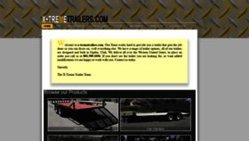 What X-tremetrailers.com website looked like in 2020 (4 years ago)