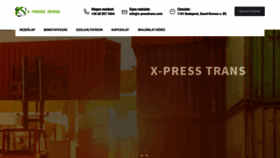 What X-presstrans.com website looked like in 2020 (4 years ago)