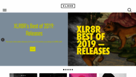 What Xlr8r.com website looked like in 2020 (4 years ago)