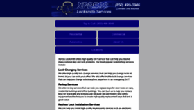 What Xpresslocksmithservice.com website looked like in 2020 (4 years ago)