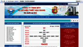What Xskthaugiang.vn website looked like in 2020 (4 years ago)