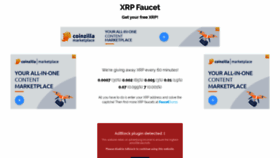 What Xrpfaucet.info website looked like in 2020 (4 years ago)