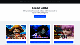 What Xtreme-gacha.com website looked like in 2020 (4 years ago)