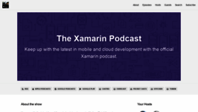 What Xamarinpodcast.com website looked like in 2020 (4 years ago)
