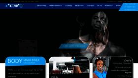 What Xzonegym.com website looked like in 2020 (4 years ago)