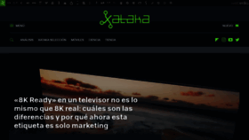 What Xataka.com website looked like in 2020 (4 years ago)
