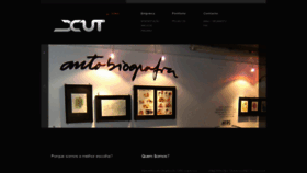 What Xcut.pt website looked like in 2020 (4 years ago)