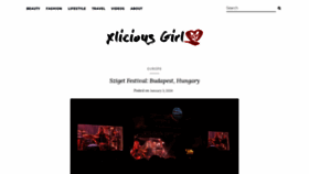 What Xliciousgirl.com website looked like in 2020 (4 years ago)