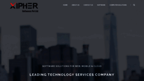 What Xiphertech.com website looked like in 2020 (4 years ago)