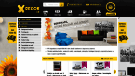 What Xdecor.cz website looked like in 2020 (4 years ago)