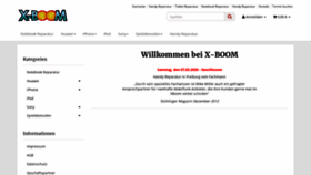 What X-boom.de website looked like in 2020 (4 years ago)