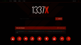 What X1337x.ws website looked like in 2020 (4 years ago)