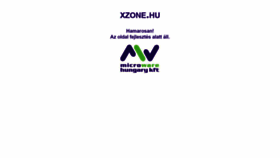 What Xzone.hu website looked like in 2020 (4 years ago)