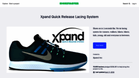 What Xpand-laces.projectdomino.com website looked like in 2020 (4 years ago)