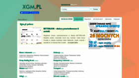 What Xgm.pl website looked like in 2020 (4 years ago)