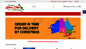 What Xmastree.com.au website looked like in 2020 (4 years ago)