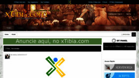 What Xtibia.com website looked like in 2020 (4 years ago)