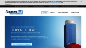 What Xopenex.com website looked like in 2020 (4 years ago)
