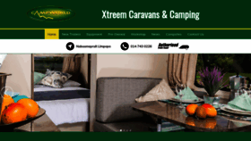 What Xtreemcaravans.co.za website looked like in 2020 (3 years ago)