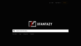 What Xfantazy.tv website looked like in 2020 (3 years ago)