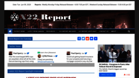 What X22report.com website looked like in 2020 (3 years ago)
