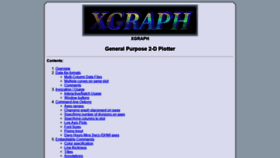 What Xgraph.org website looked like in 2020 (3 years ago)
