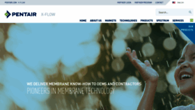 What Xflow.pentair.com website looked like in 2020 (3 years ago)