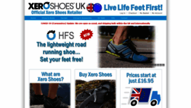 What Xeroshoes.co.uk website looked like in 2020 (3 years ago)