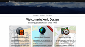 What Xericdesign.com website looked like in 2020 (3 years ago)
