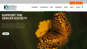 What Xerces.org website looked like in 2020 (3 years ago)