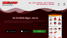 What Xsminhngoc.com.vn website looked like in 2020 (3 years ago)
