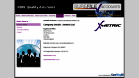 What Xmetric.co.uk website looked like in 2020 (3 years ago)