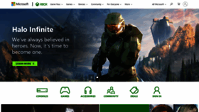 What Xbox.com website looked like in 2020 (3 years ago)