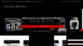 What Xpresscoffeeuk.co.uk website looked like in 2020 (3 years ago)